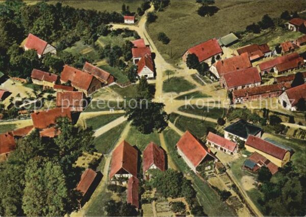 Hannover Han. Wendland Rundling Fliegeraufnahme