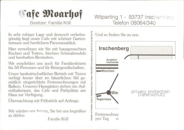 Irschenberg Cafe Moarhof – Bild 2