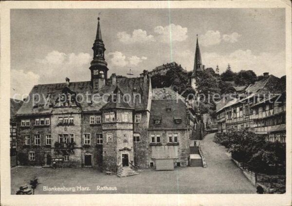 Blankenburg Harz Fliegeraufnahme