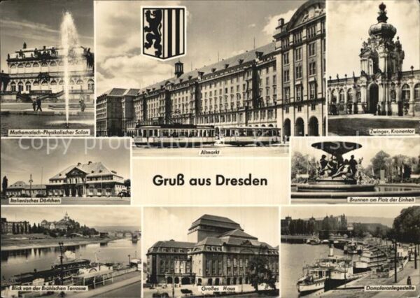Dresden Altmarkt Zwinger Grosses-Haus