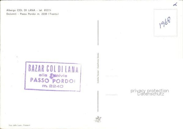 Passo Pordoi Albergo Col di Lana – Bild 2