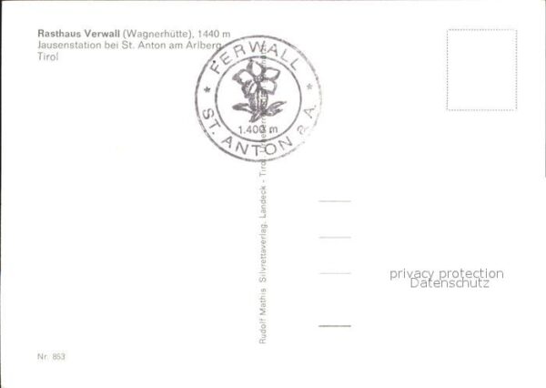 Ferwall Rasthaus Verwall Wagnerhütte – Bild 2
