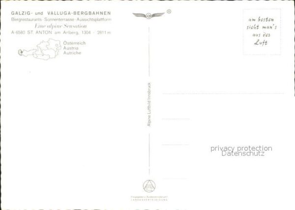 Galzig und Valluga Bergbahn Fliegeraufnahme – Bild 2