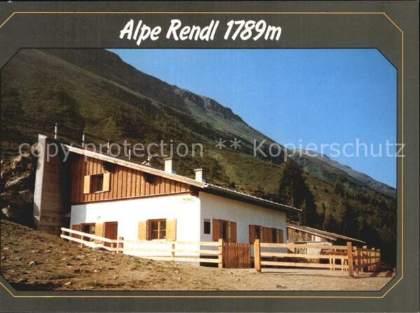 St Anton Arlberg Alpe Rendl