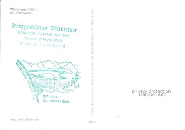 Mittenwald Bayern Wildensee – Bild 2