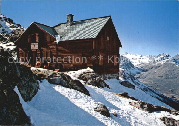 Kaunertal Rauhekopf-Hütte mit Glockturm