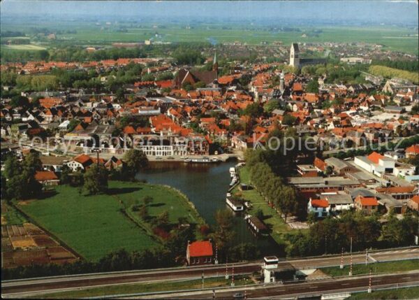 Bolsward Boalsert Fliegeraufnahme