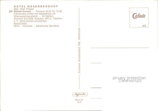 Corvey Hotel Weserberghof – Bild 2
