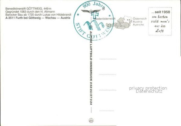 Furth Goettweig Fliegeraufnahme Benediktinerstift – Bild 2