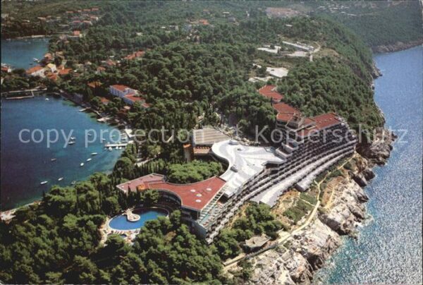 Cavtat Dalmatien Fliegeraufnahme Hotel Croatia