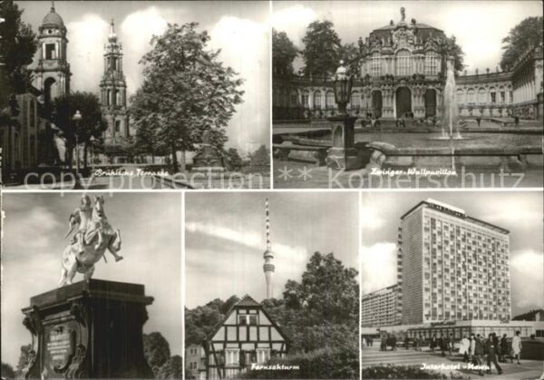 Dresden Zwinger Wallpavillon Interhotel Fernseh
