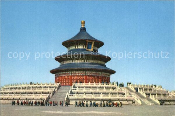 Peking Pekin Beijing Halle der Ernteopfer im Himmelstempel