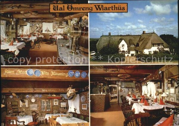 Norddorf Amrum Ual Ömreng Wiartshüs