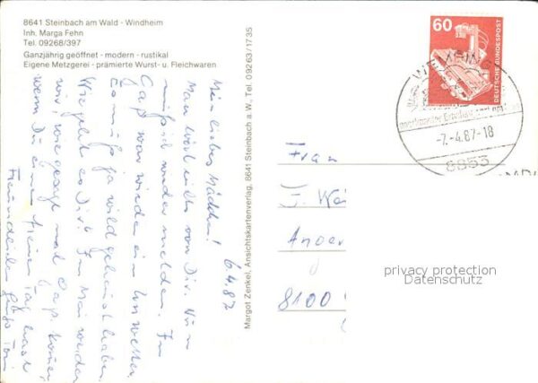 Windheim Oberfranken Hotel Pension Frankenwald Stube – Bild 2