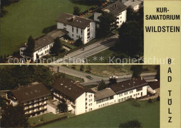 Bad Toelz Fliegeraufnahme Kur Sanatorium Wildstei