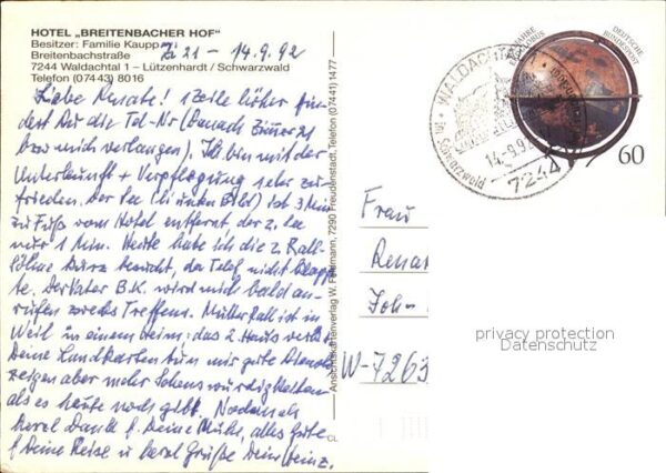 Waldachtal Hotel Breitenbacher Hof Teilansicht Was – Bild 2