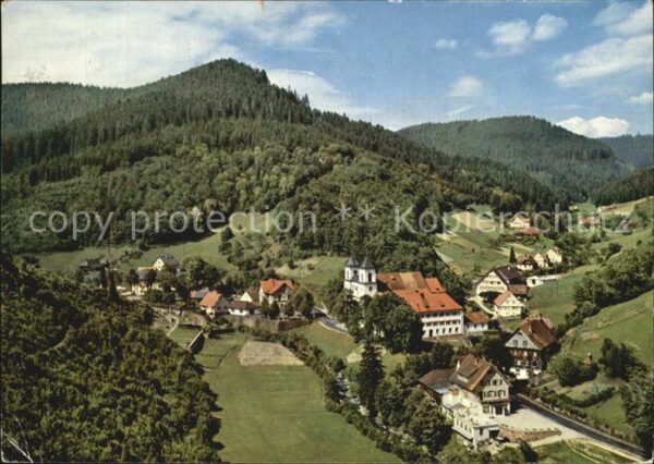 Bad Rippoldsau Schwarzwald Fliegeraufnahme Klösterle