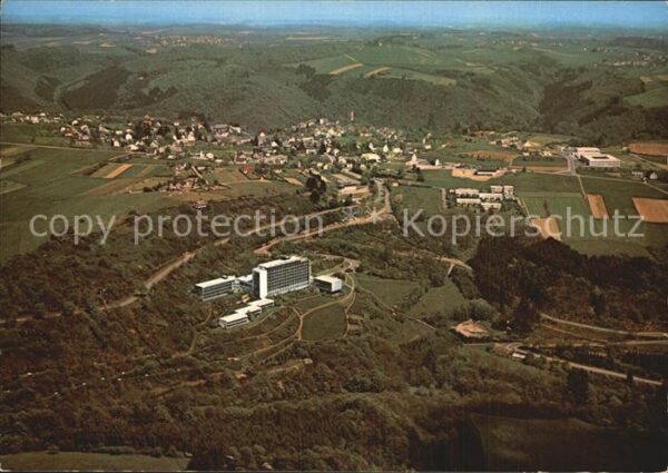 Manderscheid Eifel Fliegeraufnahme Eifel Sanatorium