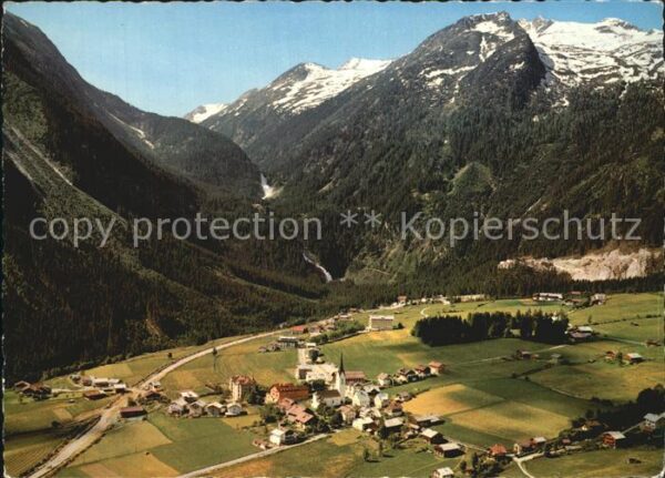 Krimml Fliegeraufnahme Wasserfälle