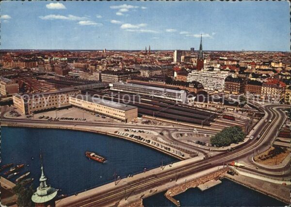 Stockholm Aussicht vom Rathausturm über die Innen