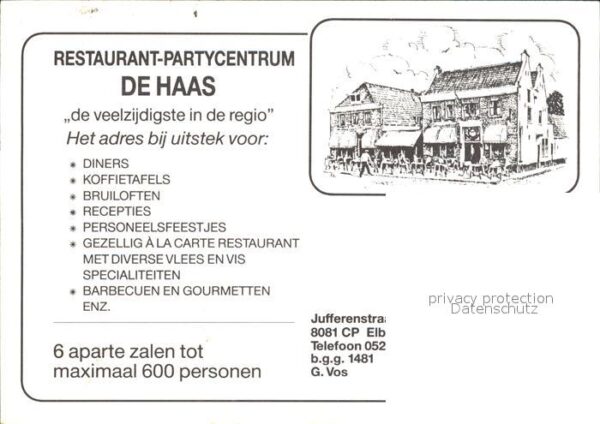 Elburg Restaurant De Haas Gaststube Tafelrunde – Bild 2