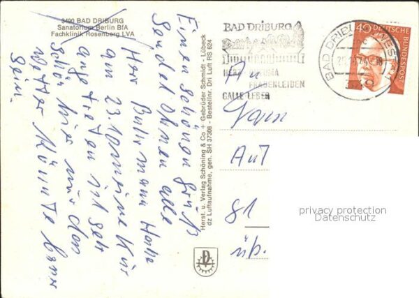 Bad Driburg Sanatorium Berlin – Bild 2