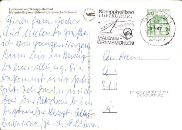 Malente-Gremsmuehlen Kurklinik Buchenholm Kurpark Speisesaal – Bild 2