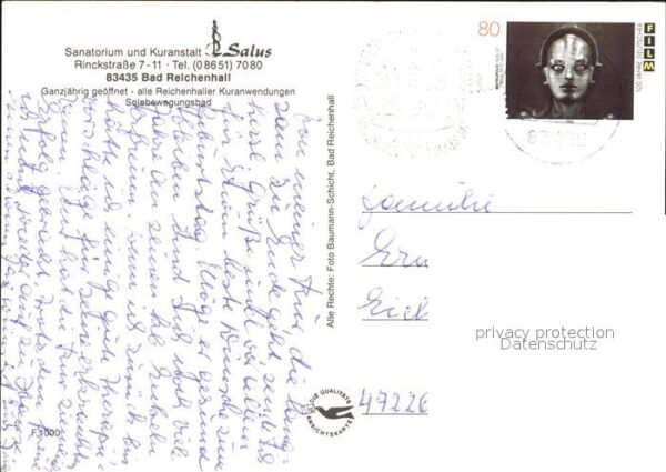 Bad Reichenhall Sanatorium und Kuranstalt Salus – Bild 2