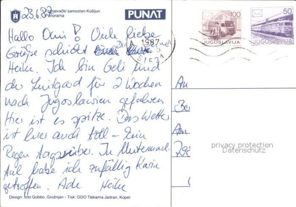 Jugoslawien Yugoslavie Fliegeraufnahme – Bild 2