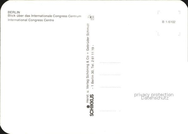 Berlin Internationales Kongress Zentrum – Bild 2