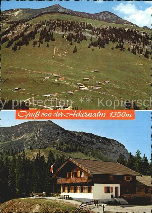 Landl Thiersee Jausenstation Ackernalm Fliegeraufnahme