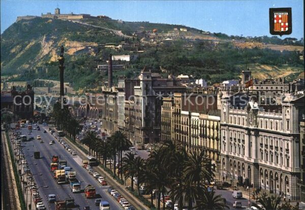 Barcelona Cataluna Columbus Allee