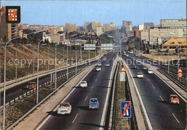 Barcelona Cataluna Autobahn in die Stadt