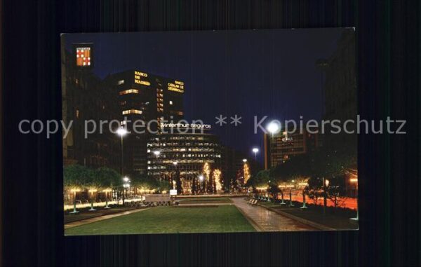 Barcelona Cataluna Platz von Calvo Sotelo Avenue General G