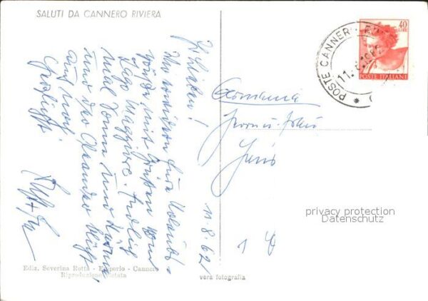 Cannero Riviera Lago Maggiore Partie am See mit Kirche – Bild 2