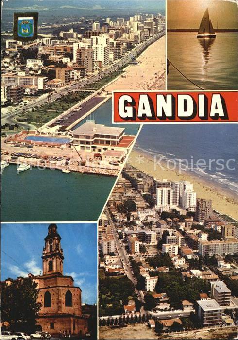 Gandia Fliegeraufnahme Strand