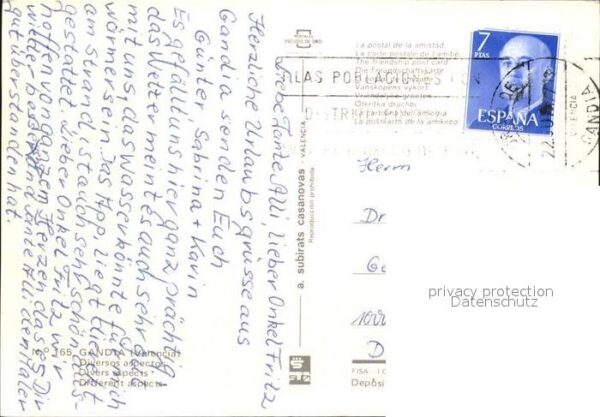 Gandia Fliegeraufnahme Strand – Bild 2
