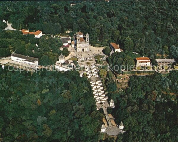 Braga Fliegeraufnahme Santuario do Bom Jesus