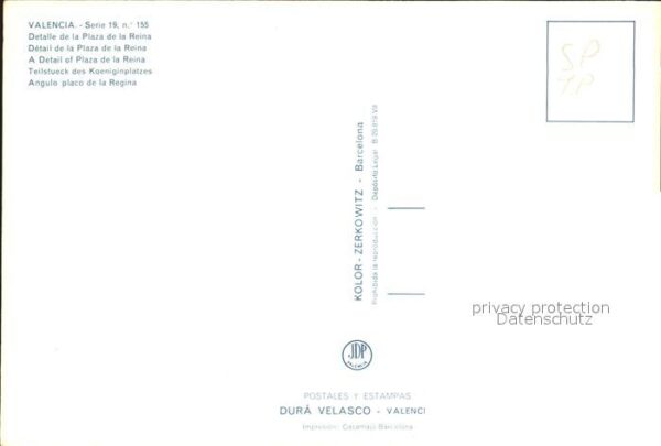 Valencia Valenciana Plaza de la Reina – Bild 2
