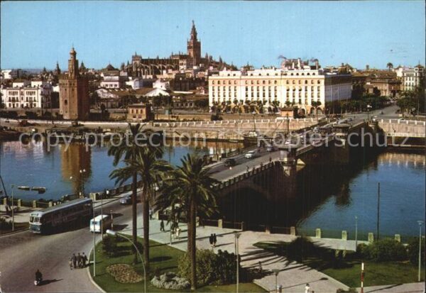Sevilla Andalucia Partie am Fluss