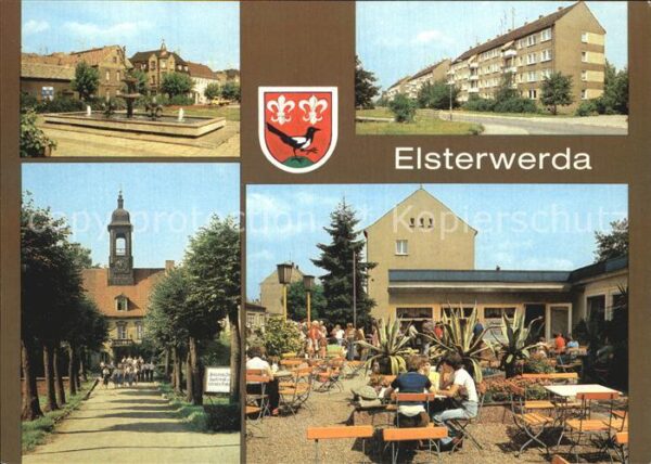 Elsterwerda Schloß Wappenbrunnen