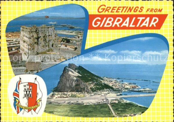 Gibraltar Fliegeraufnahme Rock