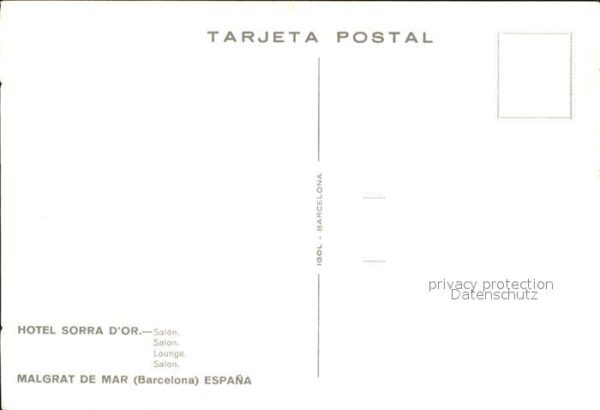 Malgrat de Mar Hotel Sorra D`Or Lounge – Bild 2
