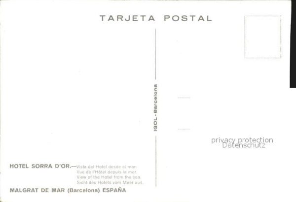 Malgrat de Mar Hotel Sorra D`Or mit Strand – Bild 2