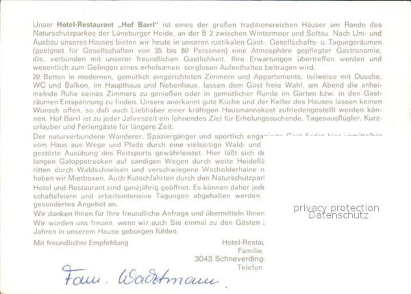 Schneverdingen Hotel Restaurant Hof Barrl – Bild 2