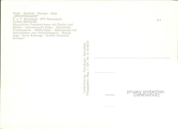 Rothenbuch Fliegeraufnahme Hotel Gasthof Pension S – Bild 2