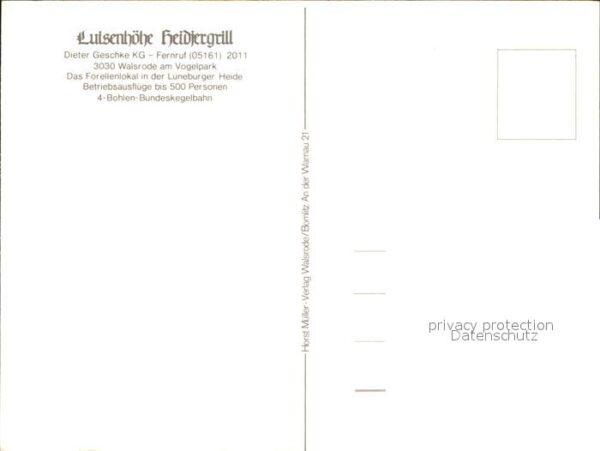 Walsrode Lueneburger Heide Luisenhöhe Heidjergrill – Bild 2