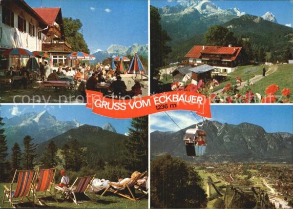 Garmisch-Partenkirchen Berggasthof Eckbauer Seilbahn