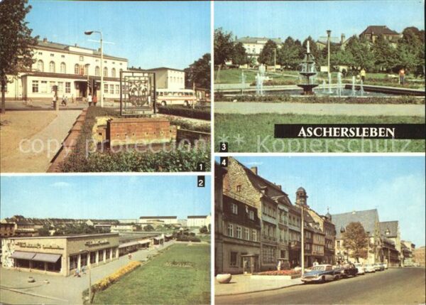 Aschersleben Bahnhof Ladenstraße