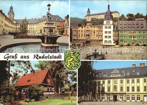 Rudolstadt Schloß Heidecksburg Marktplatz Volkskun
